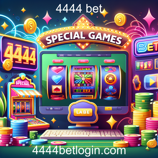 Descubra os Jogos Especiais no 4444 Bet